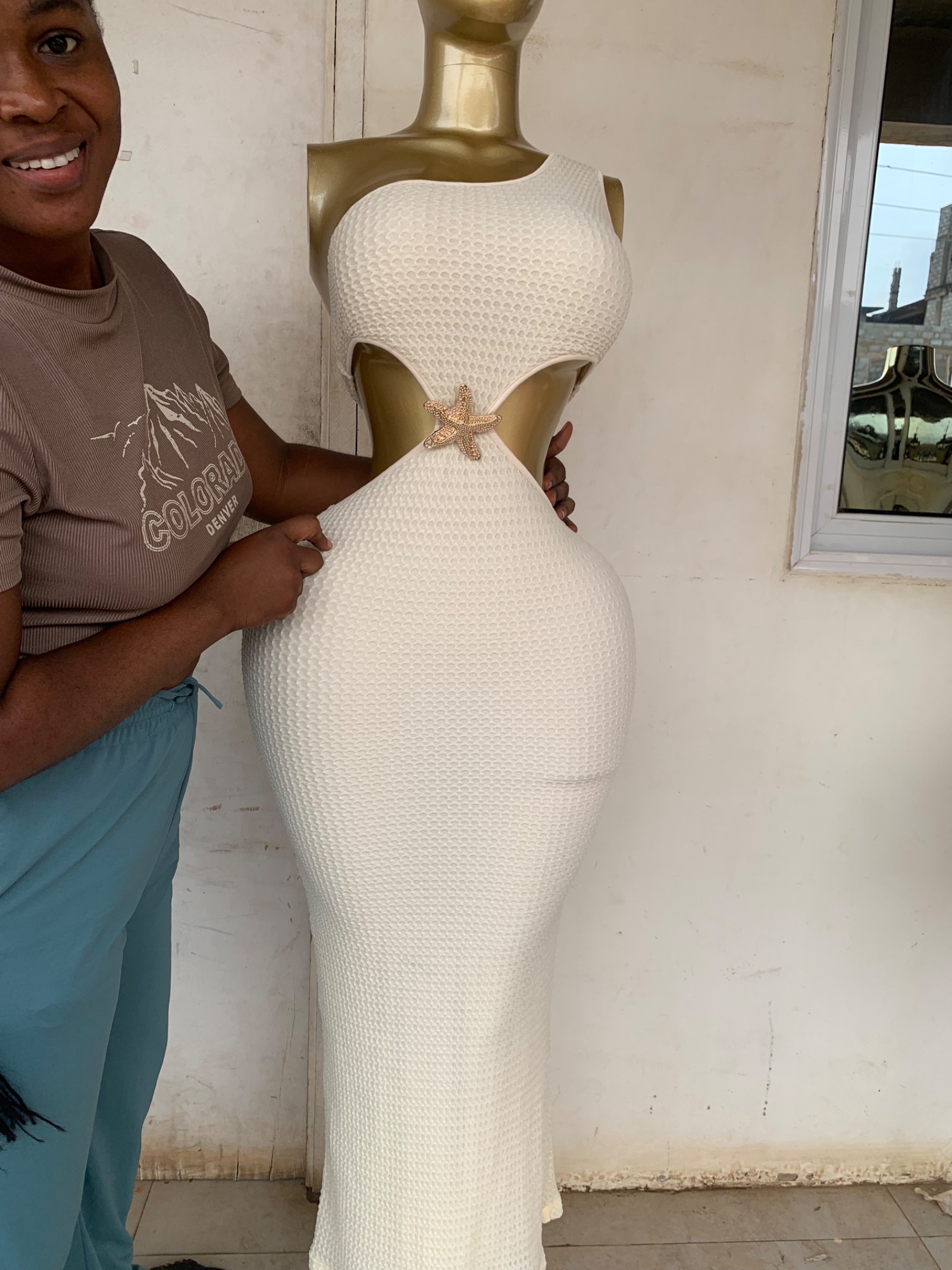 Luxury vacation dress