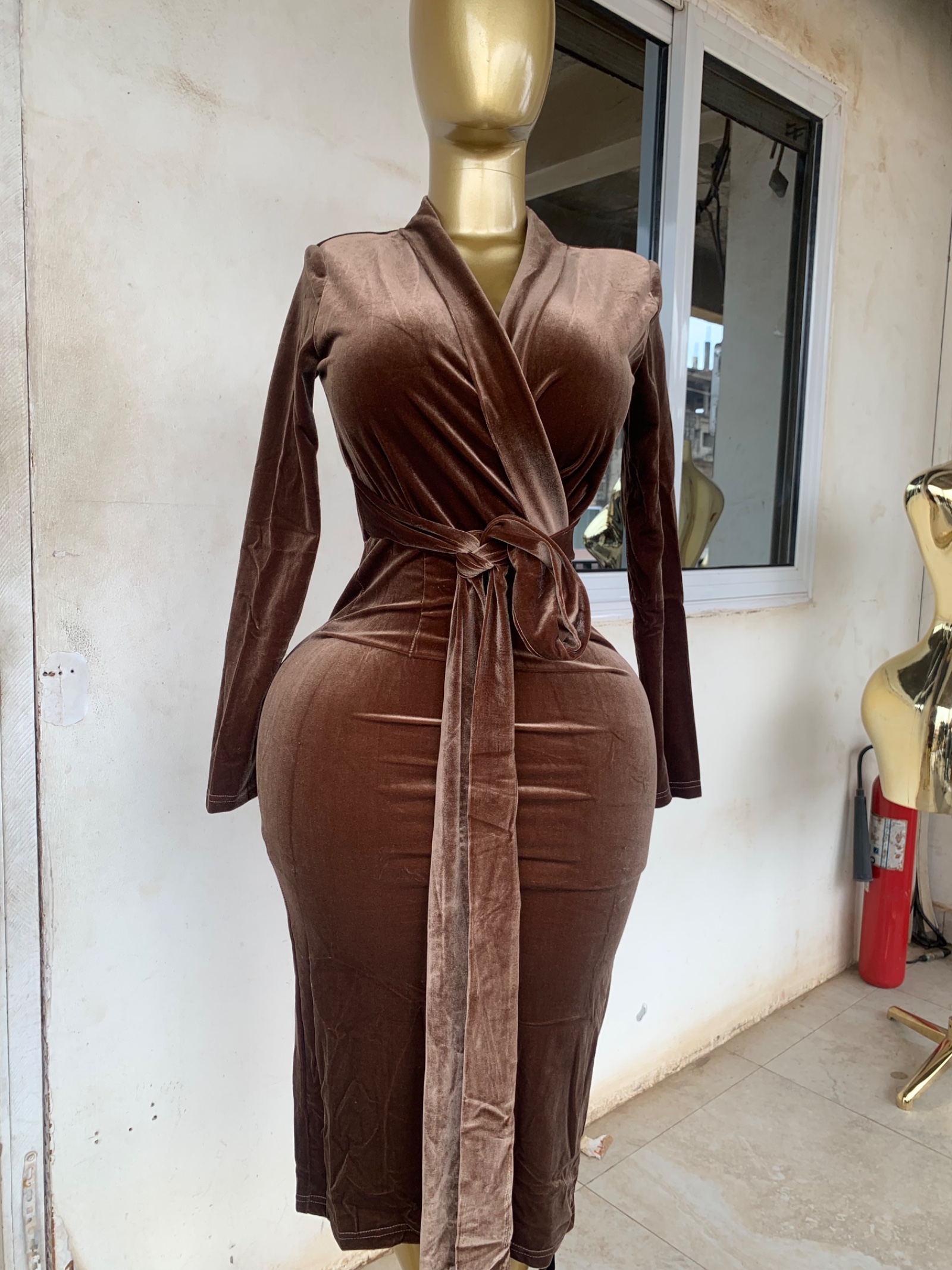 Luxury vibes velvet dress